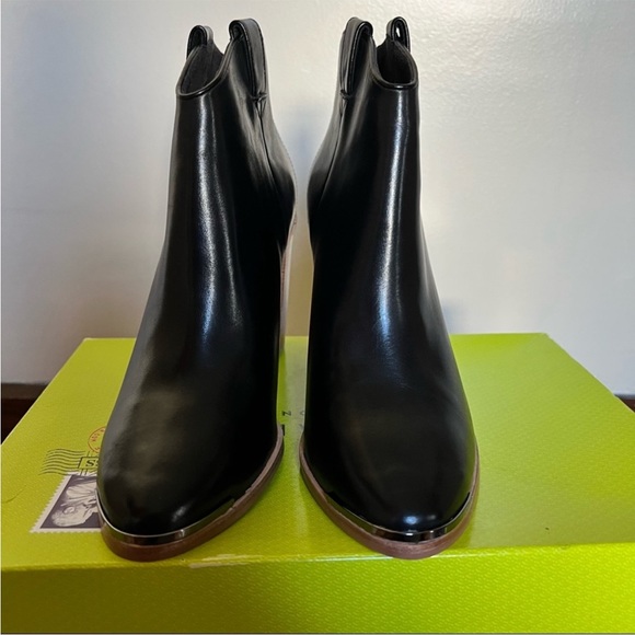 NWT Ted Baker London Kasidy Stacked Heel Leather Ankle Bootie - Picture 5 of 15